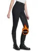 RTS Winter Fleece Lined Women's Equestrian Breeches Full Grip Silicone Custom Logo Female Breathable Leggings Racing Jodhpurs