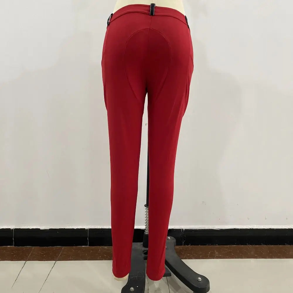 Pencil Pants Anti-pilling Equestrian Pants Hip Lift Slim Horse Riding Tights Skinny Elastic Equestrian Breeches Cycling