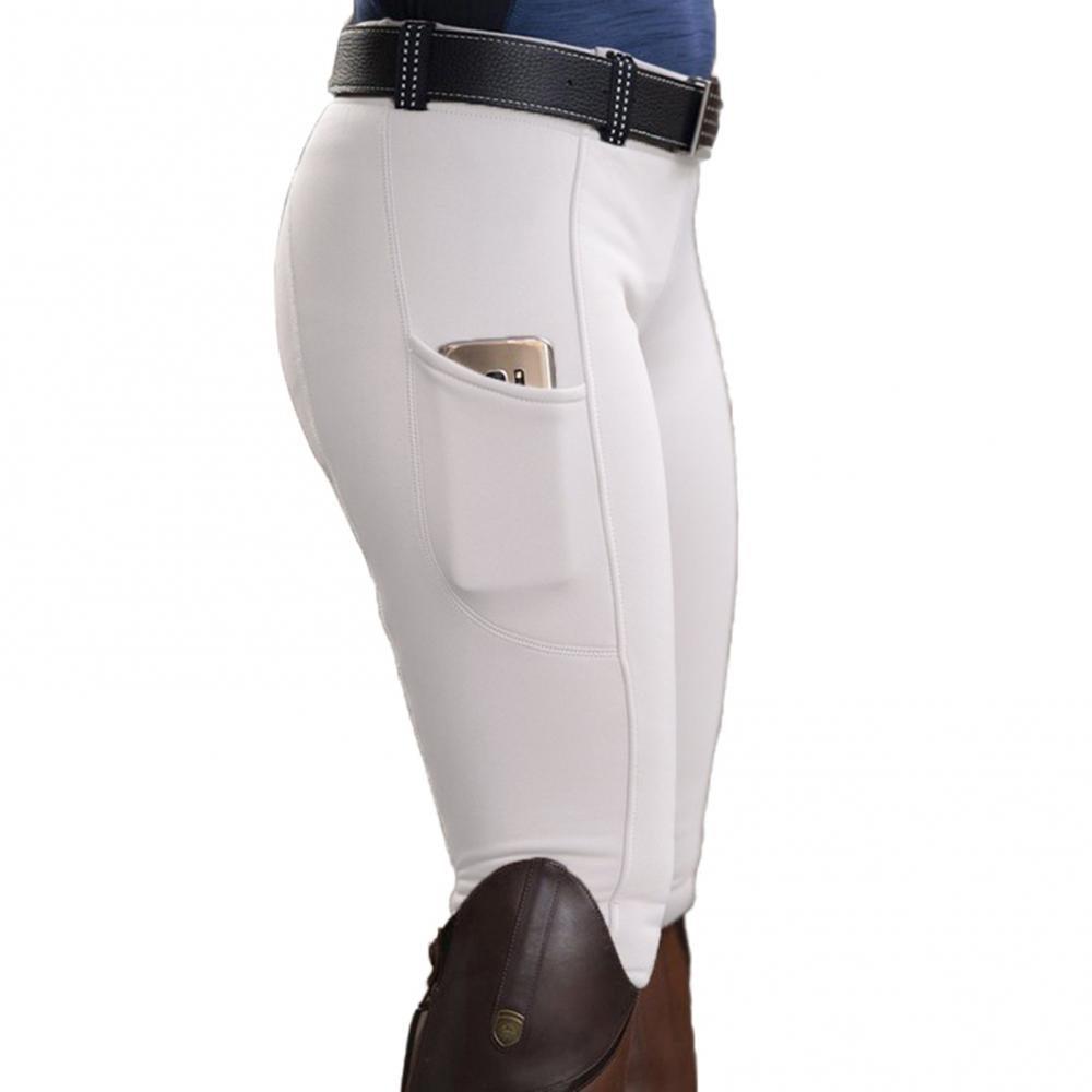 Women Horse Racing Pocket Hip Lift Horse Riding Tights Reithose Riding Pant Equestrian Pants Breeches Equestrian Leggings
