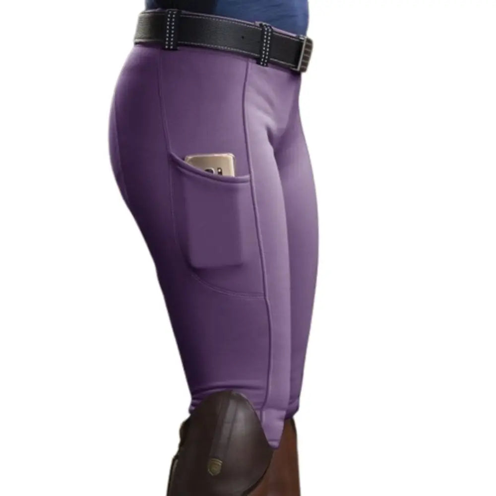 Pencil Pants Anti-pilling Equestrian Pants Hip Lift Slim Horse Riding Tights Skinny Elastic Equestrian Breeches Cycling