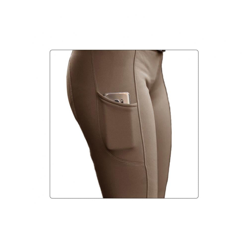 Full Seat Equestrian Breeches Anti-pilling Navy Horse Riding Tights Pocket Hip Lift Equestrian Pants Horse Racing Trousers