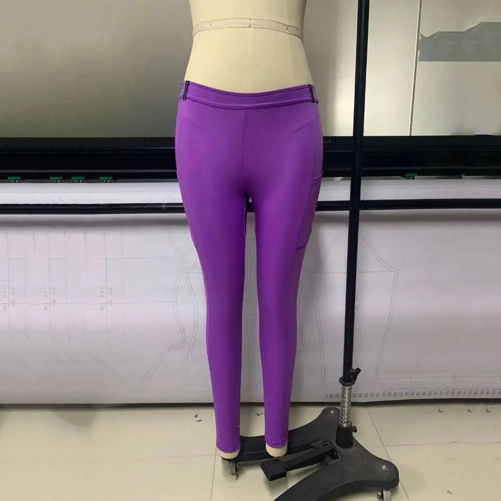 Pencil Pants Anti-pilling Equestrian Pants Hip Lift Slim Horse Riding Tights Skinny Elastic Equestrian Breeches Cycling