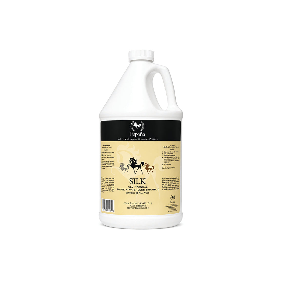 Espana SILK - Equine - Natural Protein Waterless Shampoo
