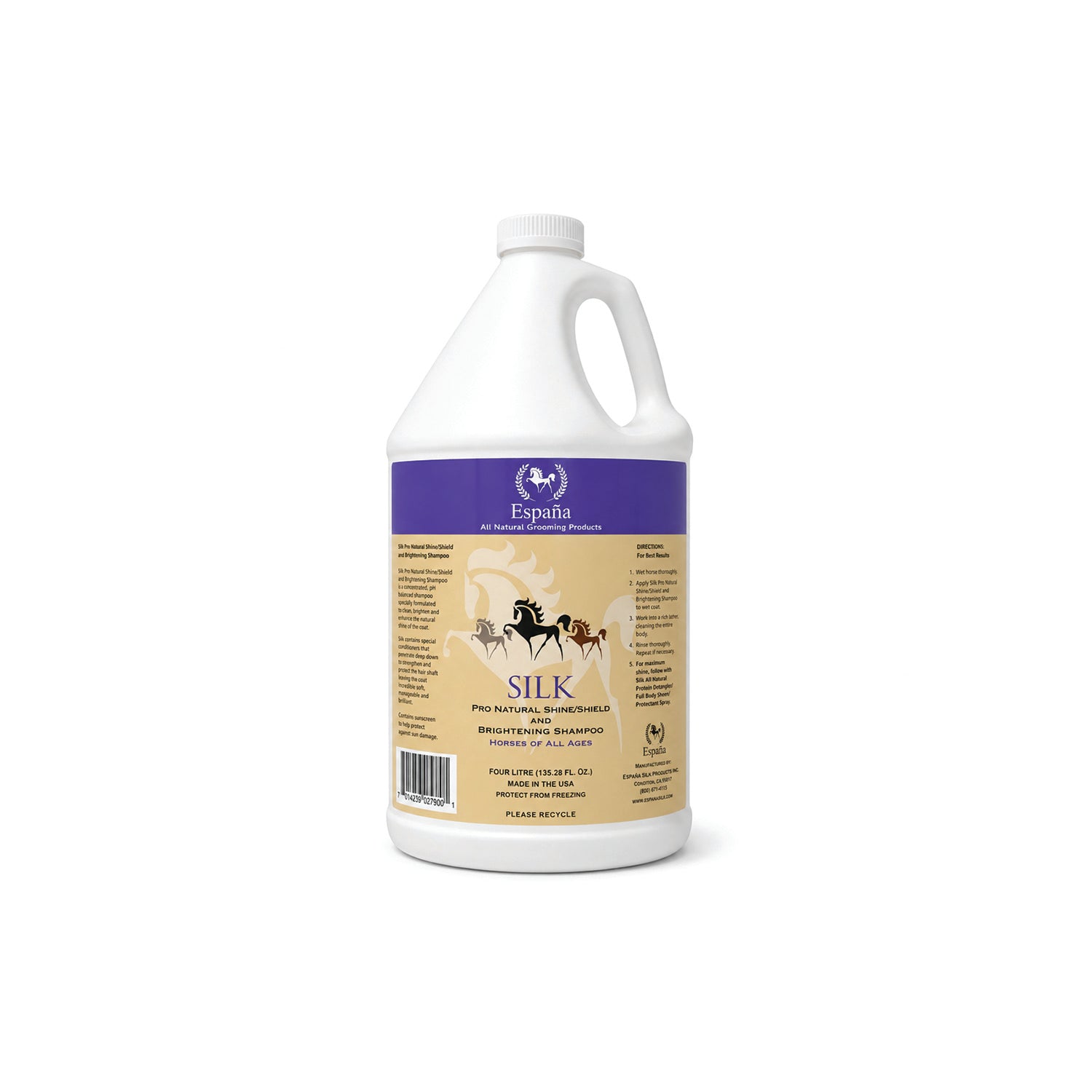 Espana SILK - Equine - Natural Whitening and Brightening Shampoo